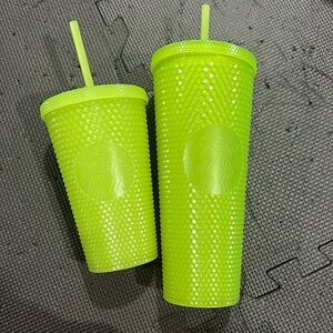 Halloween glow in the dark 24oz and 16oz Starbucks cup